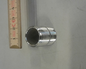 Nipple Pipe  1/2"-30mm SST